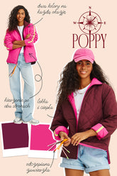 Poppy Punkberry double-sided jacket